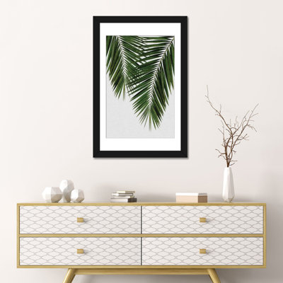 «Palm Leaf II» par Orara Studio - impression d'art graphique sur