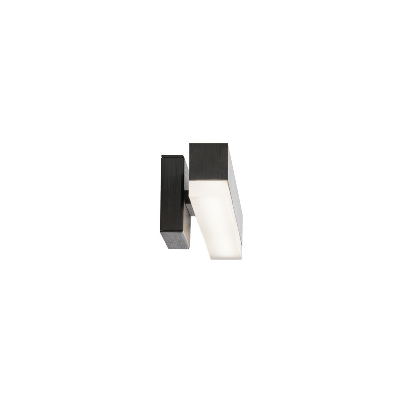 1-Light Dimmable LED Bath Bar, Black