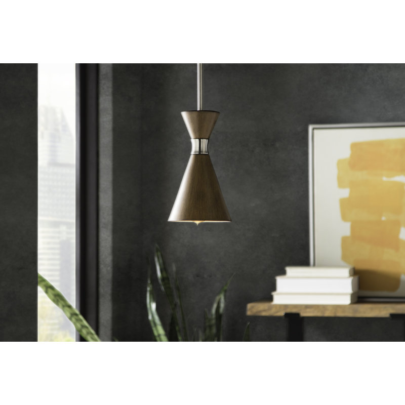 Assiya 1 - Light Pendant, Distressed Koa