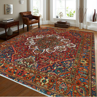 Barny One-of-a-Kind 8'7" X 11'10" 1980s Wool Area Rug