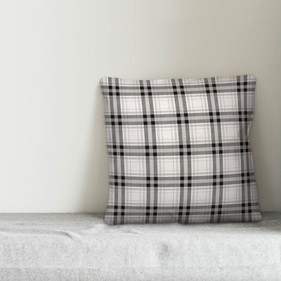 Plaid Throw Pillow