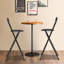 Folding Portable Bar Stool with Backrest (2 Pieces, 29.53 Inch)-635769009