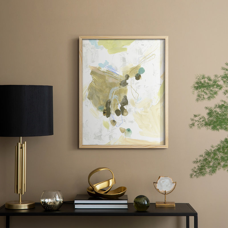Cantique I, reproduction encadrée - bois massif, Naturel, H 21 po x l 17 po