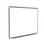 Tableau blanc magnétique en porcelaine avec cadre en aluminium DecoAurora Ghent