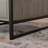 L-Shaped Desk, Brown Finish