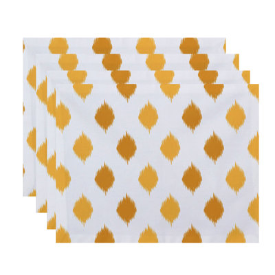 Scudder Polyester Geometric Rectangle Placemat