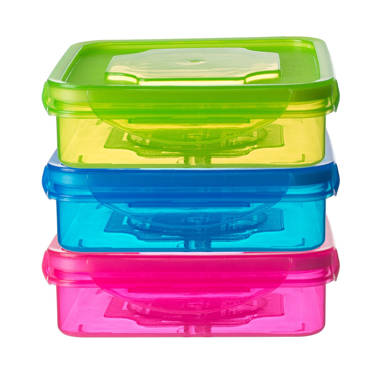 Amazing Containers™ Collapsible Silicone Food Storage Container Set of 4  with Lids | Stackable | Microwaveable | Freezer, Dishwasher Safe| BPA Free