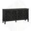 Buffet antique 60 "avec sculptures florales-1363701536