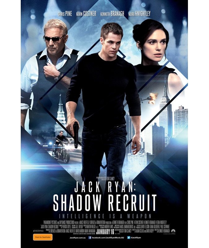 Jack Ryan Shadow, H 18 po x l 12 po