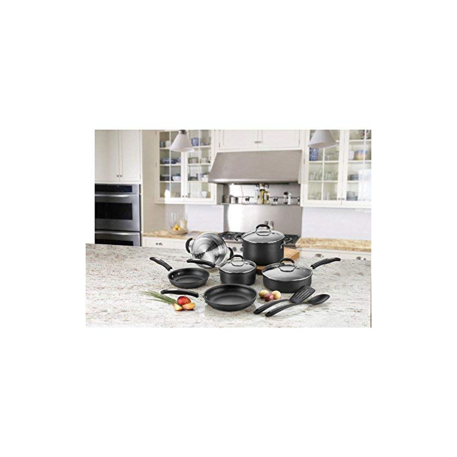 Cuisinart Chef's Classic 11 Piece Non Stick Hard-Anodized Cookware Set
