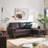 Valour 78" Leather Apartment Sectional Sofa by Modway-136808171
