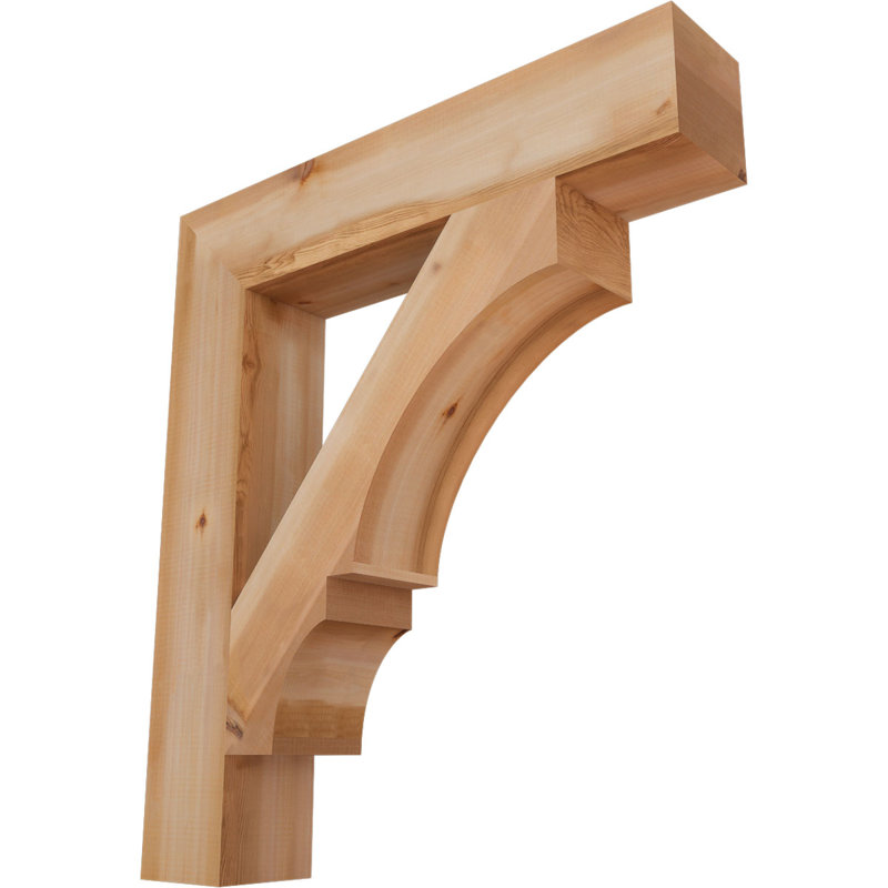 Support l 5 5 po x P 32 po x H 36 po, cèdre rouge occidental, Cèdre rouge de l'Ouest lisse, L 5 1/2 po x P 32 po x H 36 po