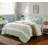 6 Piece Cotton Percale Quilt Set with Throw Pillows King/Cal King-130671629