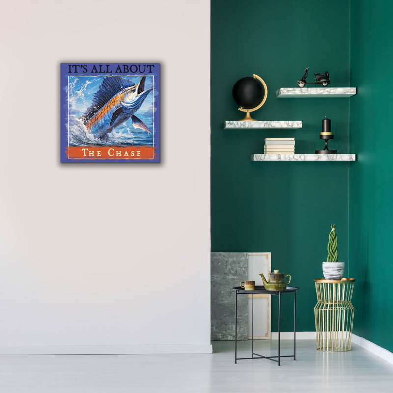 Toile épique Graffiti «The Chase» par Jim Baldwin, 26 po x 26 po