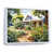 White Floater Framed