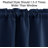 Polyester Blackout Rod Pocket Valance (Set of 2)-1163939975-1163940016