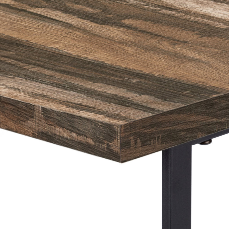 Bureau d'ordinateur, Taupe / Noir