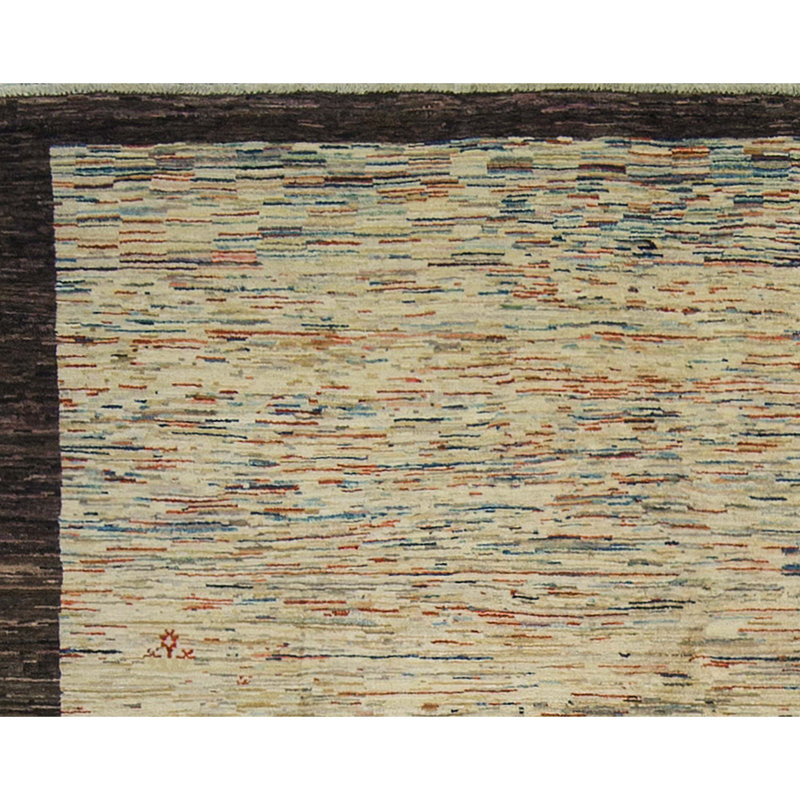 Tapis beige noué à la main de haute qualité