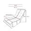 Canapé simple inclinable Fauteuil japonais Fauteuil inclinable Tatami