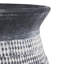 Pot de fleurs rustique en terre cuite pour décoration intérieure de salon - pot à fleurs rond texturé extérieur ou intérieur moderne pour porche de jardin ou arrière-cour