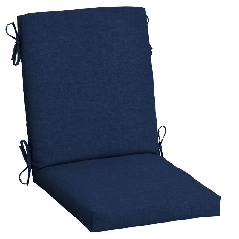 ARDEN Outdoor Lounge Chair 3.5" Cushion, Sapphire, 3.5" H x 20" W x 20" D