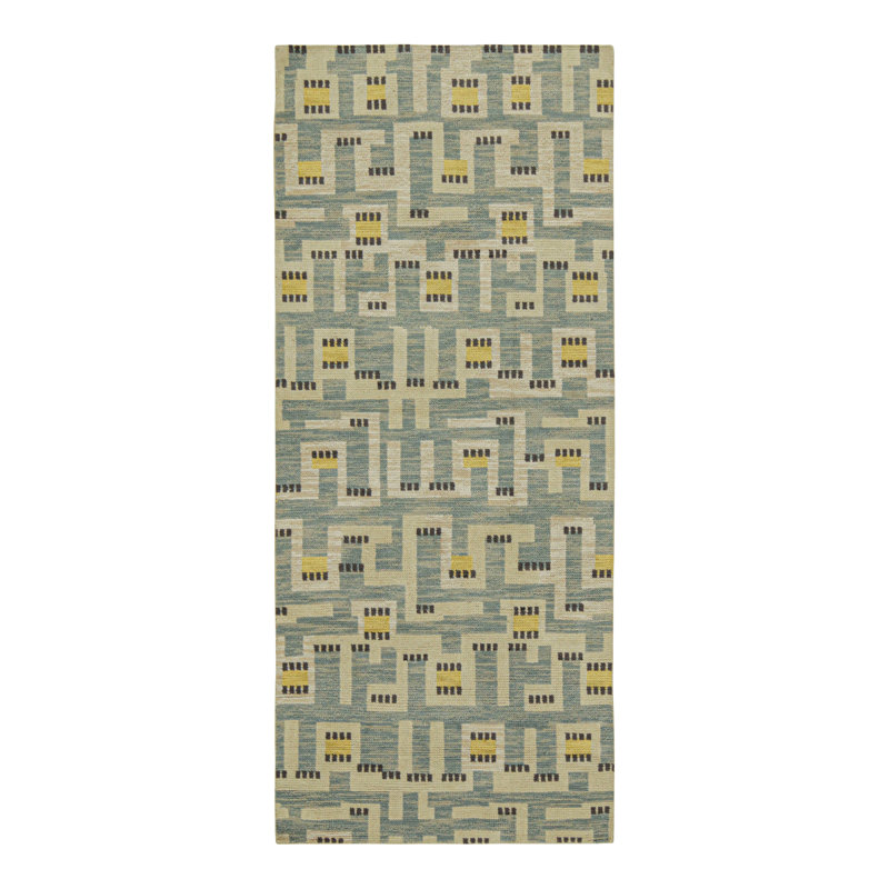 One-of-a-Kind 4’1” X 9’5” Hand Knotted Area Rug