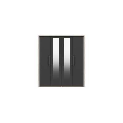Colville 4 Door Manufactured Wood Wardrobe