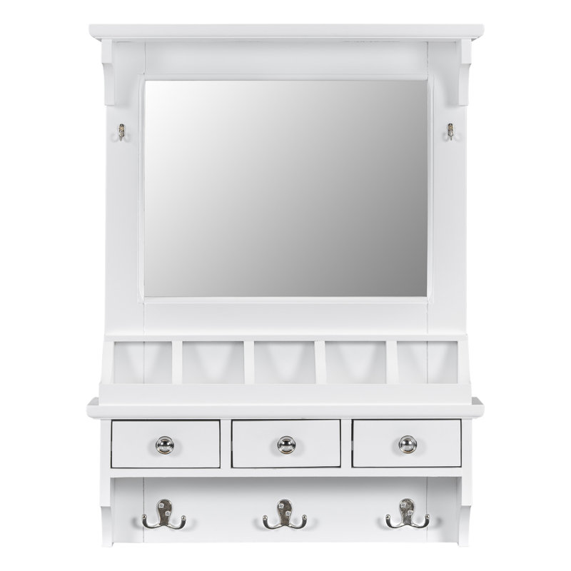 Floating Makeup Vanity With Big Mirror