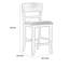 Tabouret de comptoir 24 po Roanna