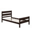 Lit simple avec tête et pied de lit-910515775