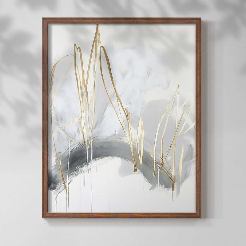 "ABSTRACT Series DCC XXVI" par J Paul, Noyer, H 11 po x l 9 po
