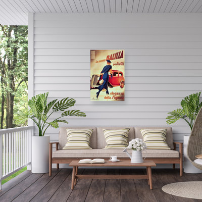 Marcus Jules Vintage Poster Balilla Outdoor  Canvas