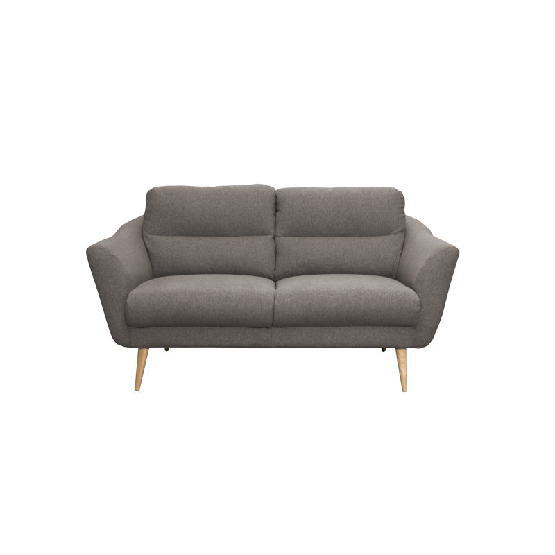 Rosales Odense 2 Seater Upholstered Loveseat, Dark Grey, 2