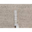 Tapis brun castor 8 pi x 8 pi, motif moderne panaché noué à la main, laine naturelle non tissée, tissage plat empilé, ton sur ton, texturé, rond, tapis oriental