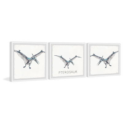 Ryan Animals 3 - Piece Framed Art