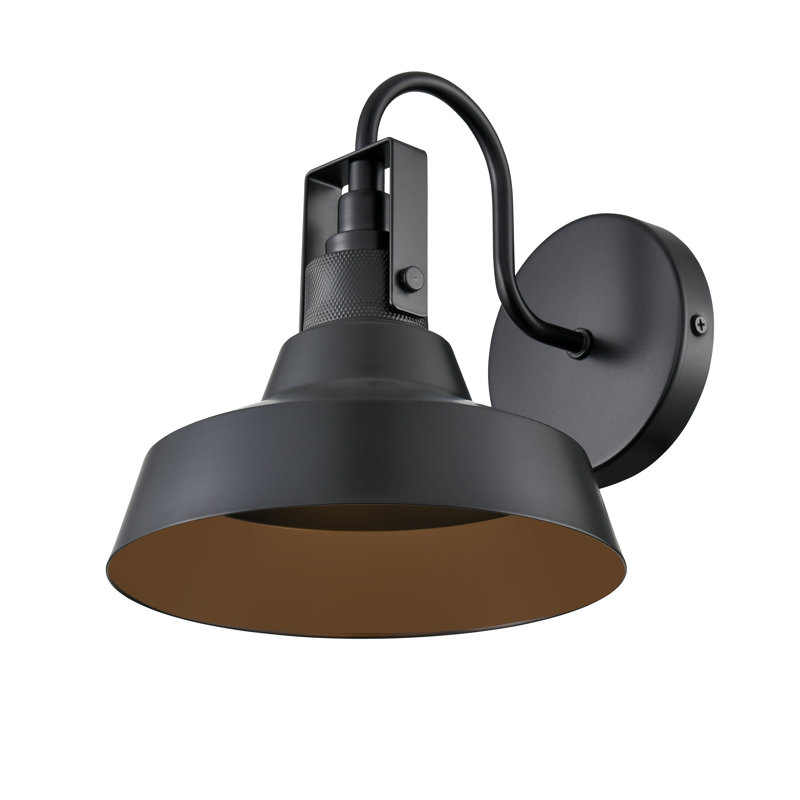 Applique murale d'extérieur 1 lumière Aadit, H 9 po x l 8 po x P 9,75 po