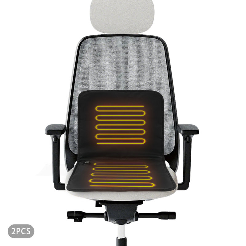 Portable Heated Seat Cushion, Folding Heated Seat Cushion, 2PCS Stadium Chair Heated Seat Cushions