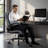 Faux Leather Mid Back Executive Office Chair-286504225