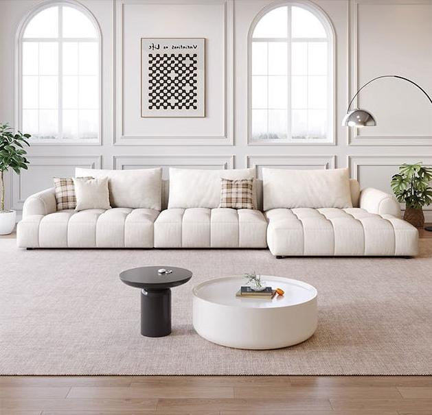 Suede Sofa, 3-seater 275cm