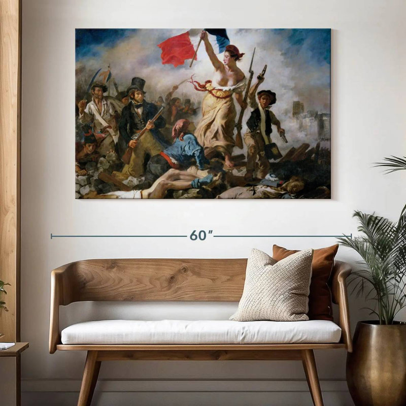 Keiri Liberty guidant les gens, H 34 po x l 51 po