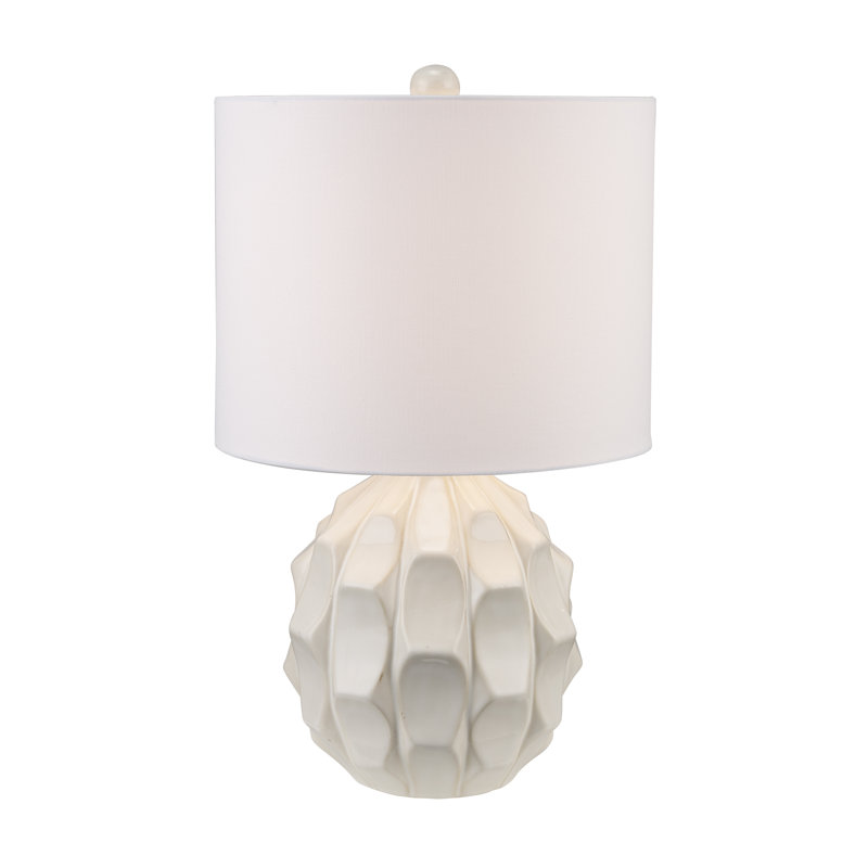 Reckert 1 - Light Scallop Table Lamp