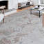 Tapis bleu clair / beige / gris noué à la main de haute qualité-70984449