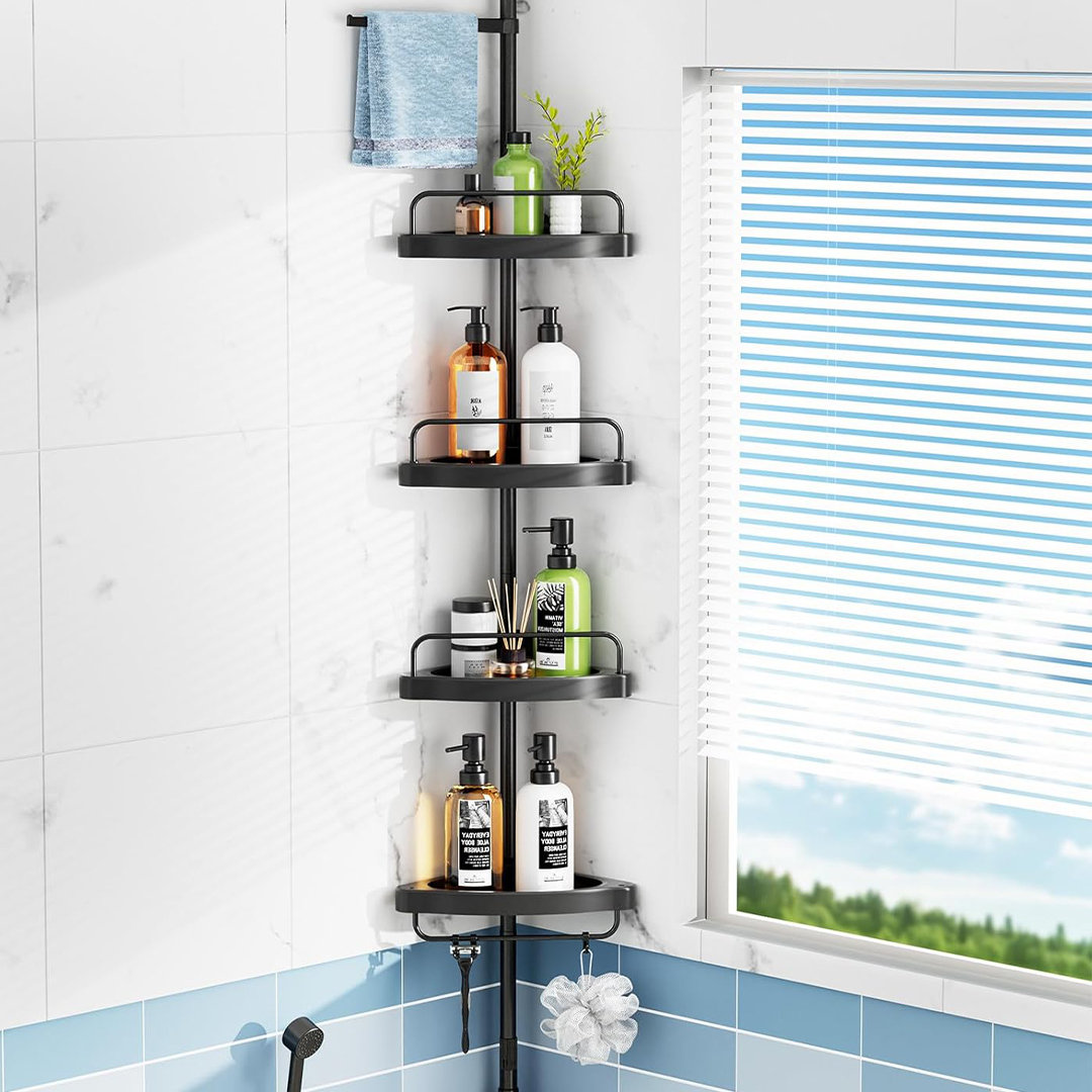 Rebrilliant Domingez Free-standing Stainless Steel Shower Caddy