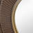 31.5X1x31.5" Round Carter Wooden Mirror With Iron Frame Neutral Colorway Wall Decor For Live Space, Bathroom, Entryway Wall Decor-209978042
