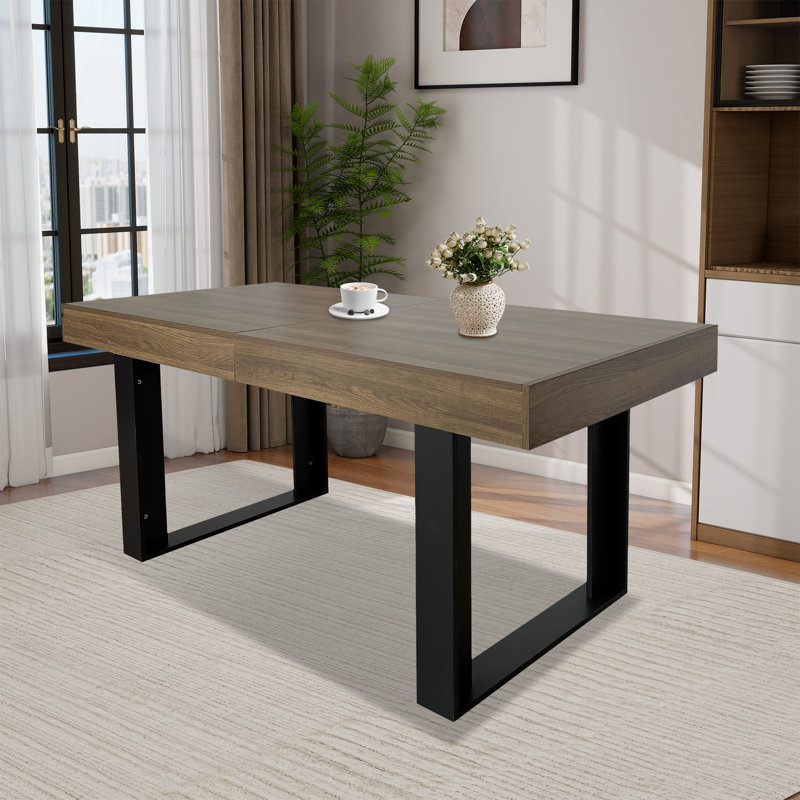 Extendable Dining Table, Brown