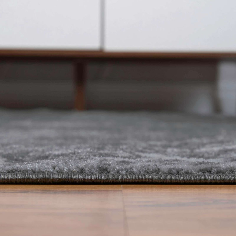 Mangine Ikat Indoor Rug, Square 5'