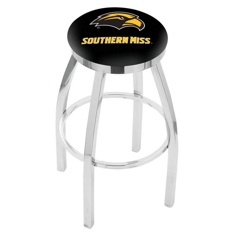 Tabouret de bar et de comptoir pivotant NCAA, Southern Miss, Tabouret de bar (siège d'une hauteur de 30 po)