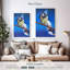 Geai bleu sur une branche-108399261