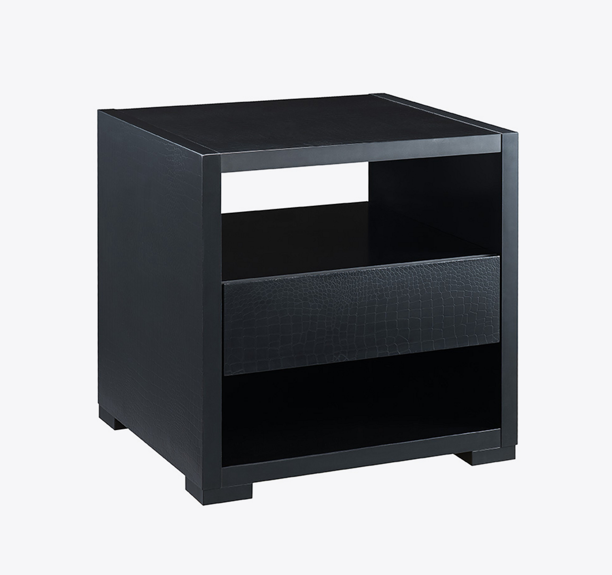 Dakota Fields Accent Table, Sofa Side Table with Drawer and 2Tier