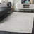 Ermalee Ebony Hand Tufted Wool Abstract Rug-416583193